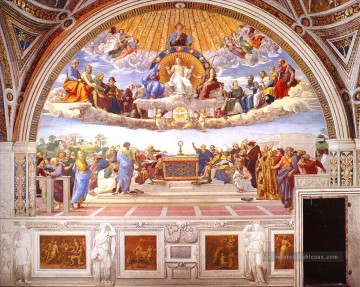 renaissance Tableau Peinture - Stanza Della Segnatura detail9 Maître de la Renaissance Raphael